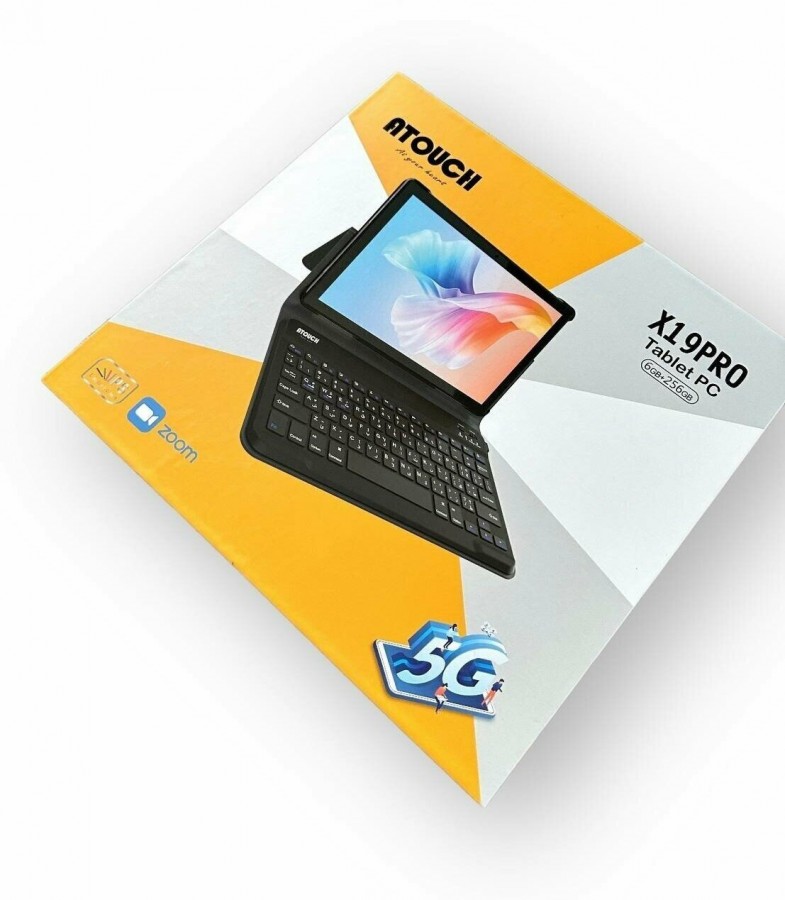 Планшет Atouch x19pro, с клавиатурой, 8+256 GB